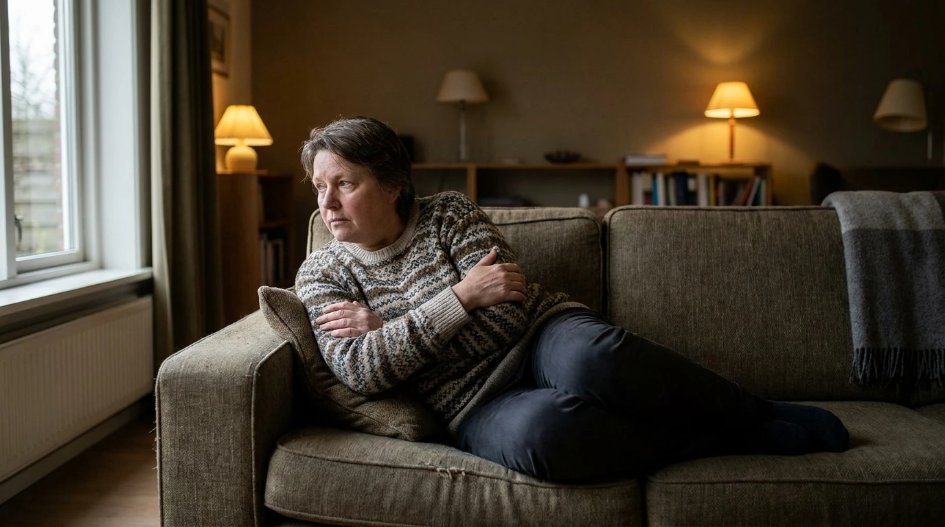 Adult showing signs of unresolved childhood trauma
