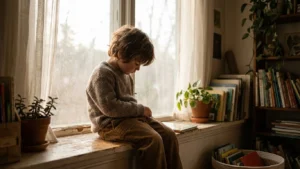 Child experiencing effects of early childhood trauma